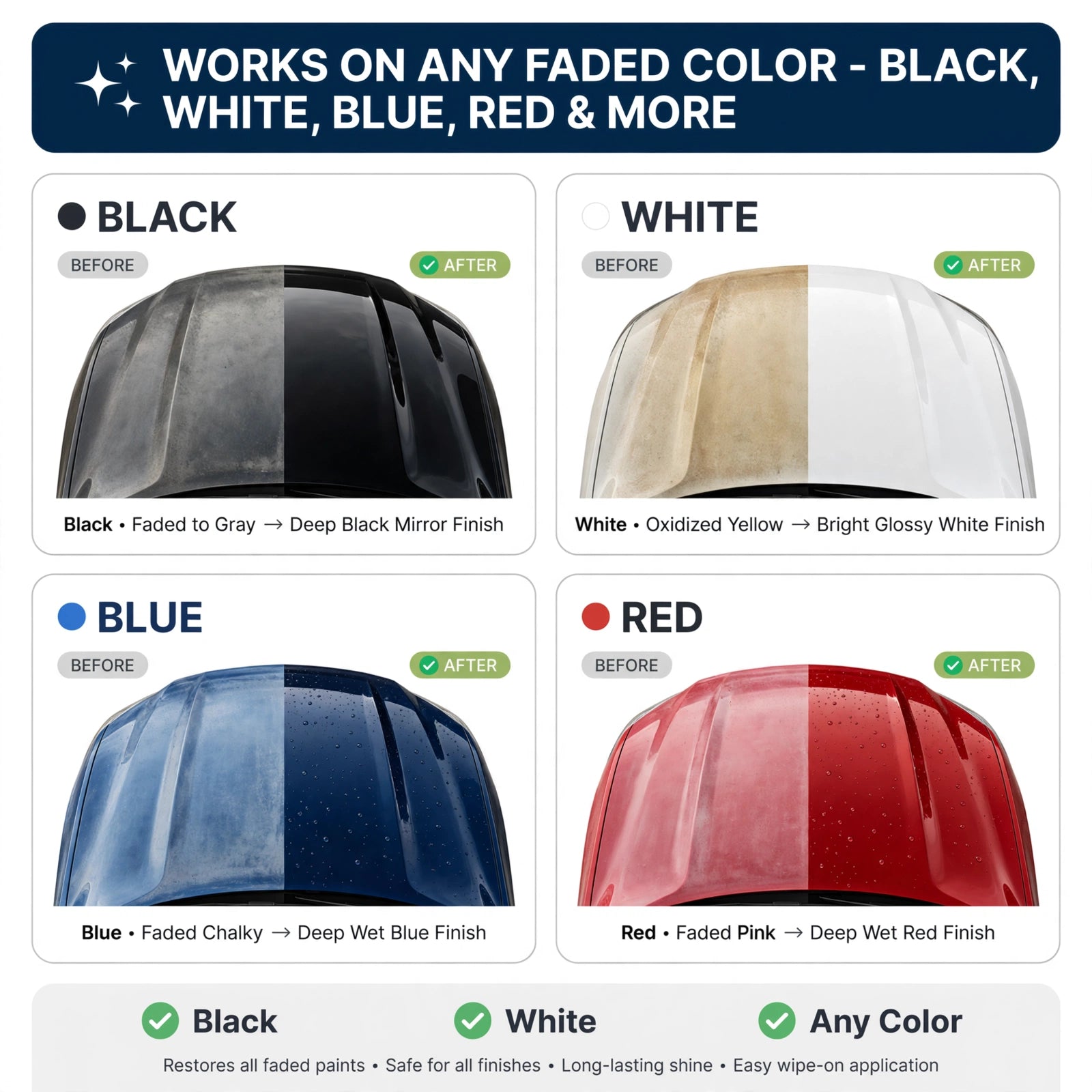 Bring Your Faded Paint Back To A Deep, Wet Shine In 20 Minutes - No Buffer Needed!