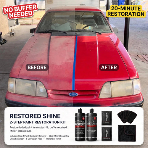 Bring Your Faded Paint Back To A Deep, Wet Shine In 20 Minutes - No Buffer Needed!
